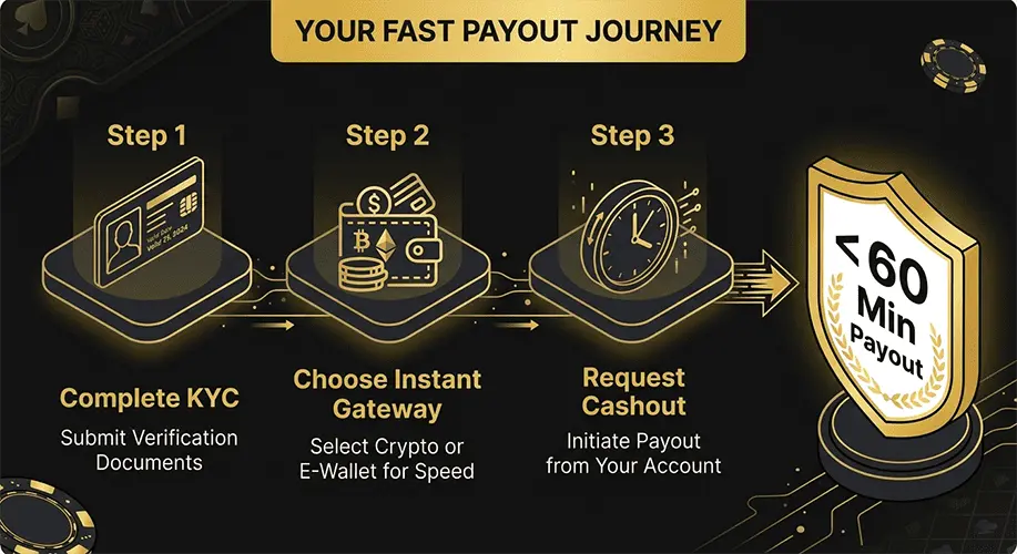 fast payout steps